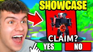 *SHOWCASE* How To GET THE MACE CAMERAWOMAN In Roblox Toilet Tower Defense! screenshot 4