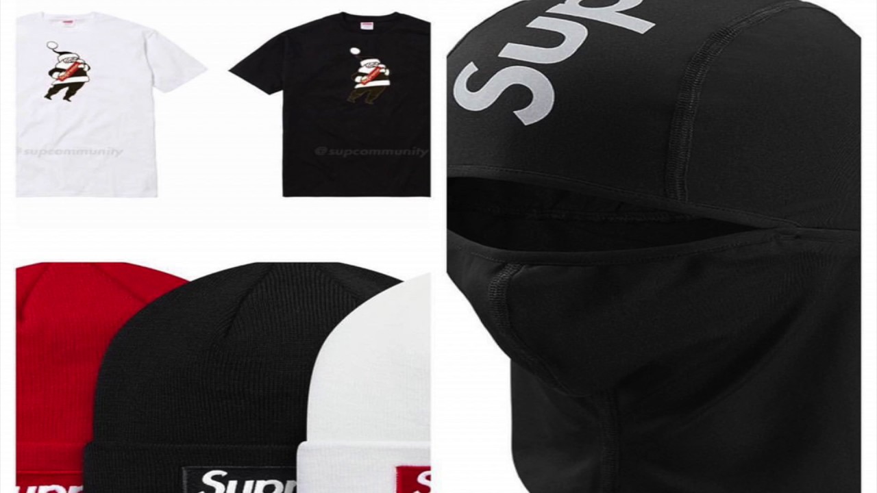 Supreme Talk: Supreme FW 16 Week 17 Drop List So Far! Christmas Tee!