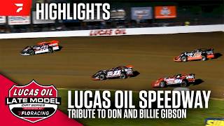 Lucas Oil Late Model Dirt Series | Highlights - The Tribute To Don & Billie Gibson | Lucas Oil Speed