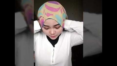 Tutorial tudung bawal style elfira loy by Diya Ahmad