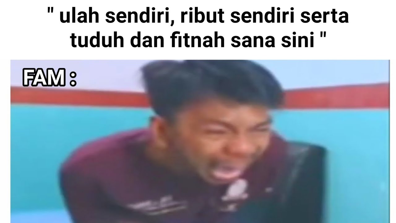 ribut dengan ulah sendiri | meme fam disanksi fifa - YouTube