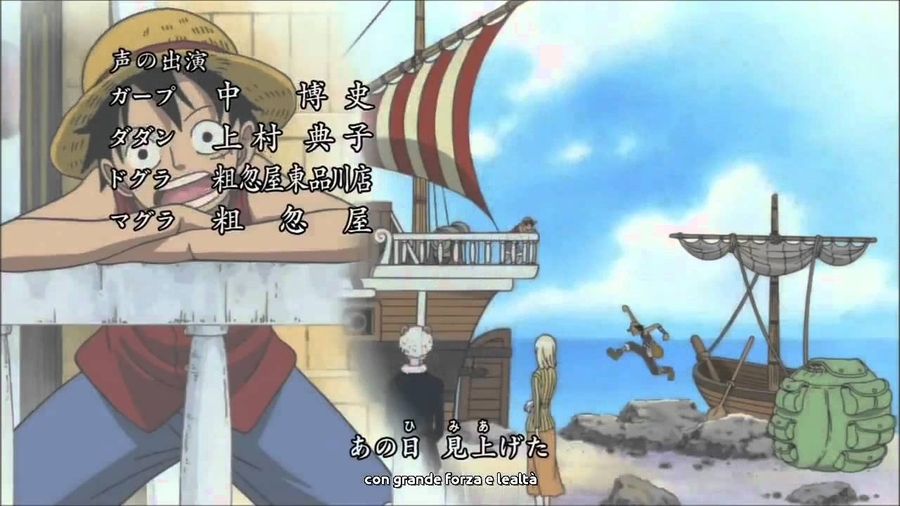 One Piece Opening 14 HD (sub ita karaoke) YouTube