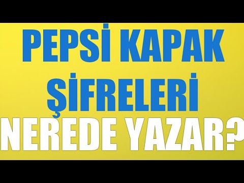 Pepsi Kapak Şifreleri