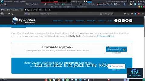 How to install Openshot in linux (Parrot OS)