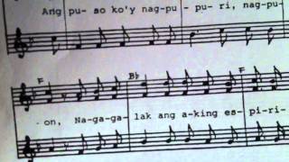 Video thumbnail of "Ang Puso Ko'y Nagpupuri - Alto"