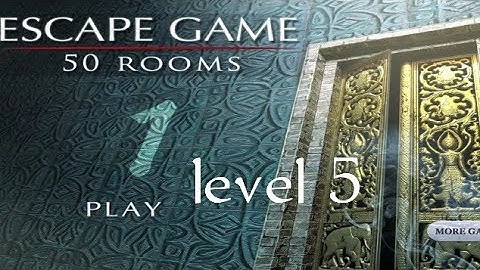 escape  game 50 rooms 1 level 5 walkthrough