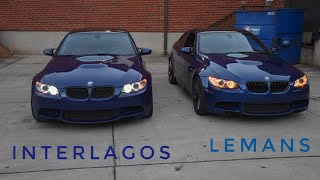 BMW LeMans blue VS Interlagos blue (E92 M3)