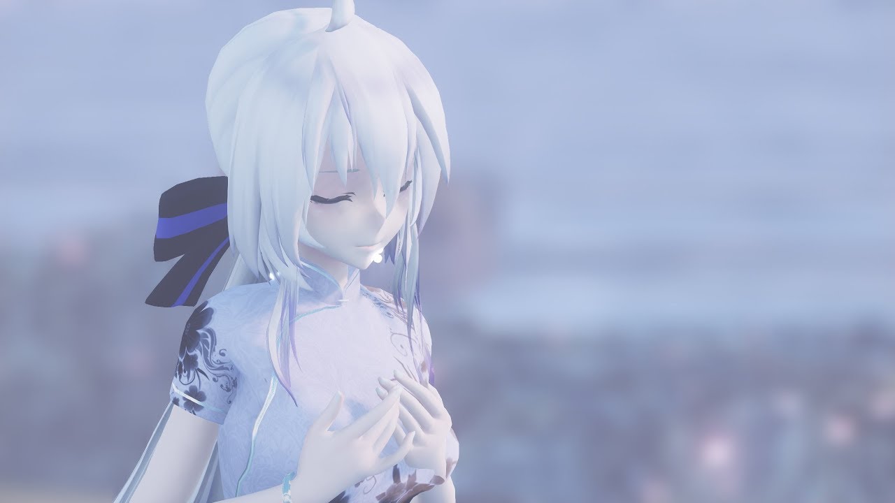 【TDA・MMD】『徒桜』【1440p-60fps or WQHD】Tda china dress Haku