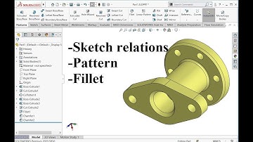 Solidworks tutorials for beginners | Understand sketch relations