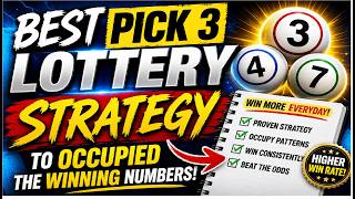 Best Pick 3 Lottery Strategy To Get The winning Numbers!