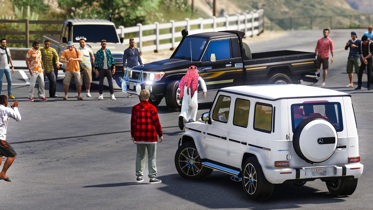 انتقام راعي الشاص من راعي الجي كلاس في الجامعه عشان اتمسخرو عليه لينصدم الجميع🔥gta 5