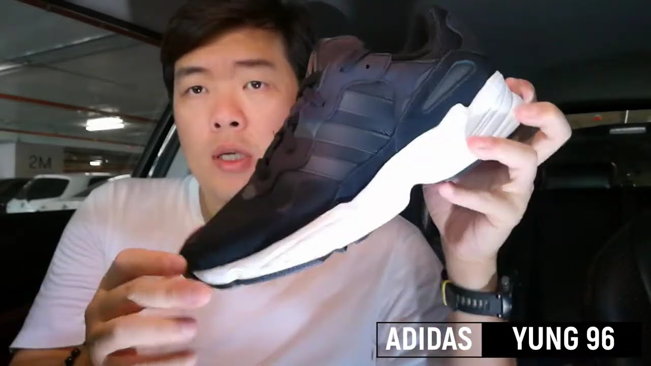 adidas yung 96 white on feet