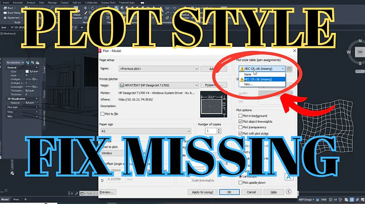 How to Add Plot Style CTB file in AutoCAD 2024 | AutoCAD Tips and Tricks #autocadplot