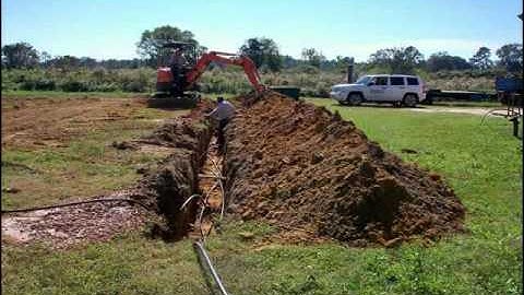 Geothermal Commercial Loop Installation by Woodall