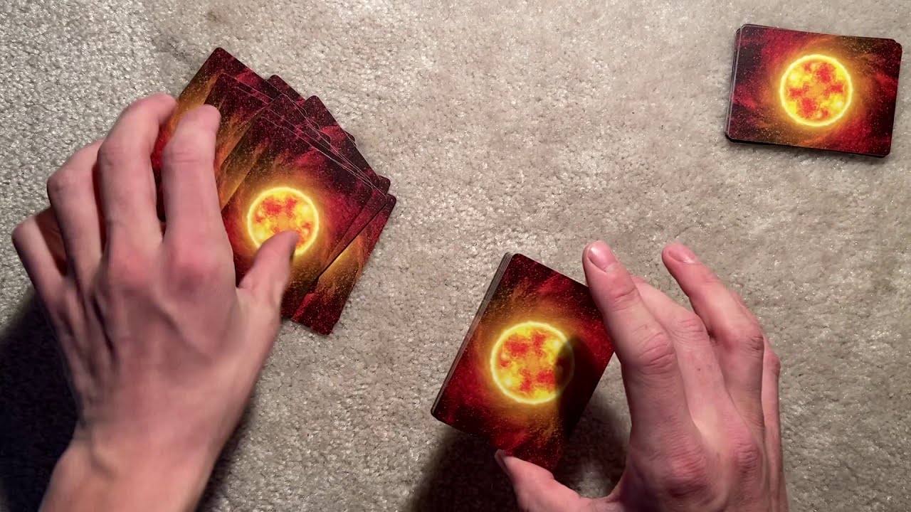 Shuffle Card Exploding weird shuffle card trick - YouTube