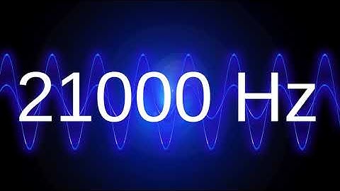 21000 Hz clean pure sine wave TEST TONE 21 khz frequency