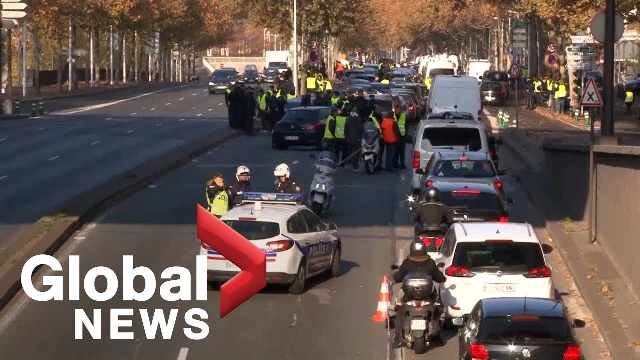 1 dead, dozens injured in French protests against rising fuel taxes