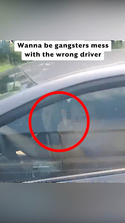 When Fake Gangsters Face the Wrong Driver 🤨
