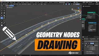 How to Drawing in Blender Geometry Nodes 2024