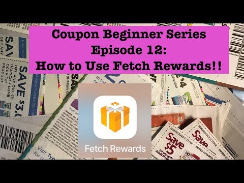 Coupon Beginner Series Ep 12: How to Use Fetch Rewards Rebate App to get Gift Cards!!!!!