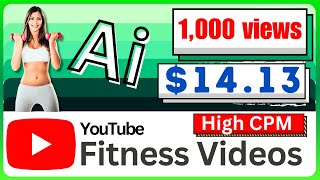 How to create Fitness Videos with Ai, faceless channel, health and fitness, youtube automation #ai screenshot 4