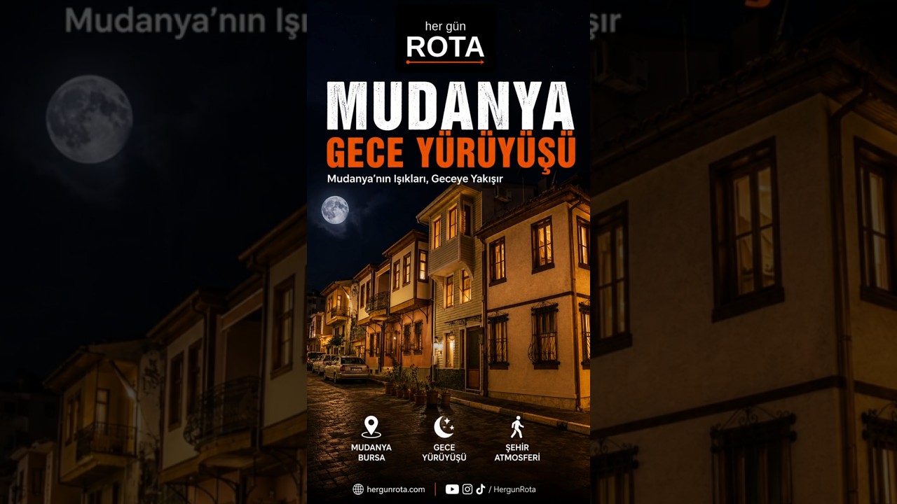 Mudanya Tarihi Evler Gece | Historic Houses of Mudanya at Night