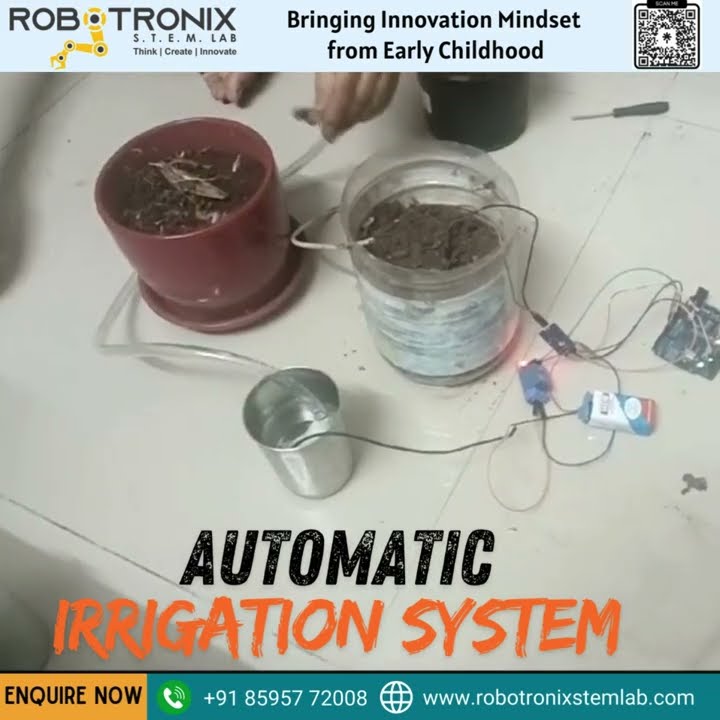 Automatic Irrigation System using Arduino & Sensor - YouTube