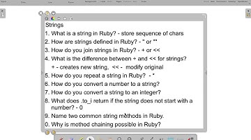 Strings in ruby