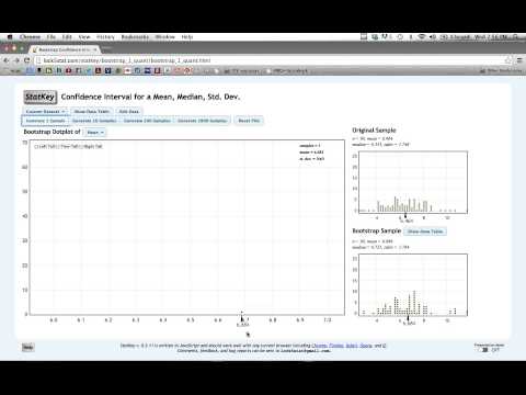 StatKey Single Variable Analysis