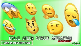 EMOJI GREEN SCREEN ANIMATION NO COPYRIGHT