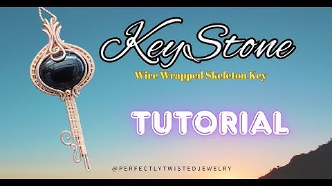 How to Make a Cool Wire Wrapped Skeleton Key Pendant!