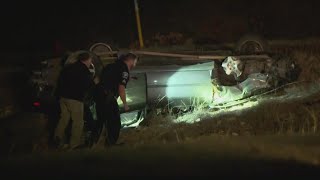 Four injured after car wreck during chase in Lake Worth police say