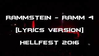 Video thumbnail of "Rammstein - Ramm 4  [Lyrics]"