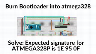 Atmega328 Arduino Bootloader |  Expected signature for ATMEGA328P is 1E 95 0F