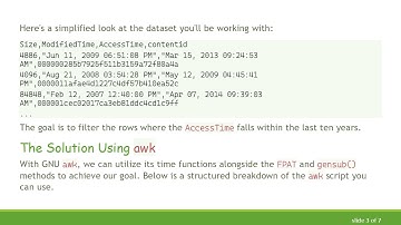 How to Use awk to Filter CSV Rows Based on Date Conditions