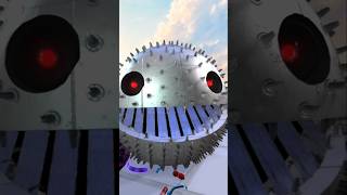 Grey Robot Pac-Man Vs Green Robot