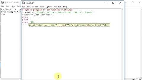 Python program to concatenate N strings