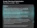 What is the role of AI/ML in supply chain planning software?