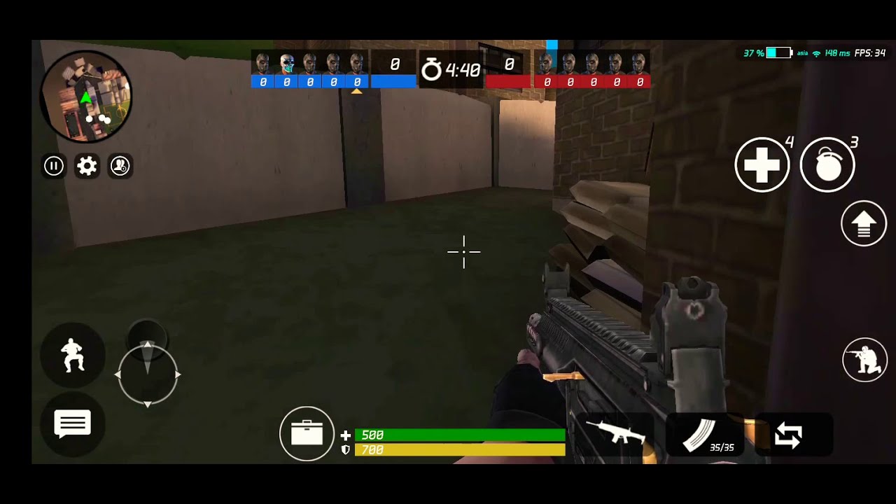 Maskgun gameplay 12 kills multiplayer fps free shooting game