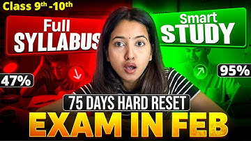 75 Days HARD RESET 📚 | Last Chance to Score 95+ in CBSE Boards 2025 | Class 9 & 10 Exam Strategy 🔥