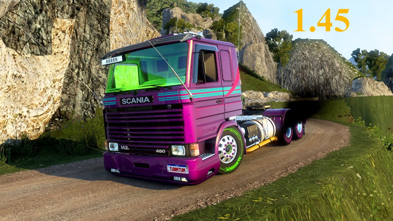  live scania 143h series ets2mod 1 45 youtube