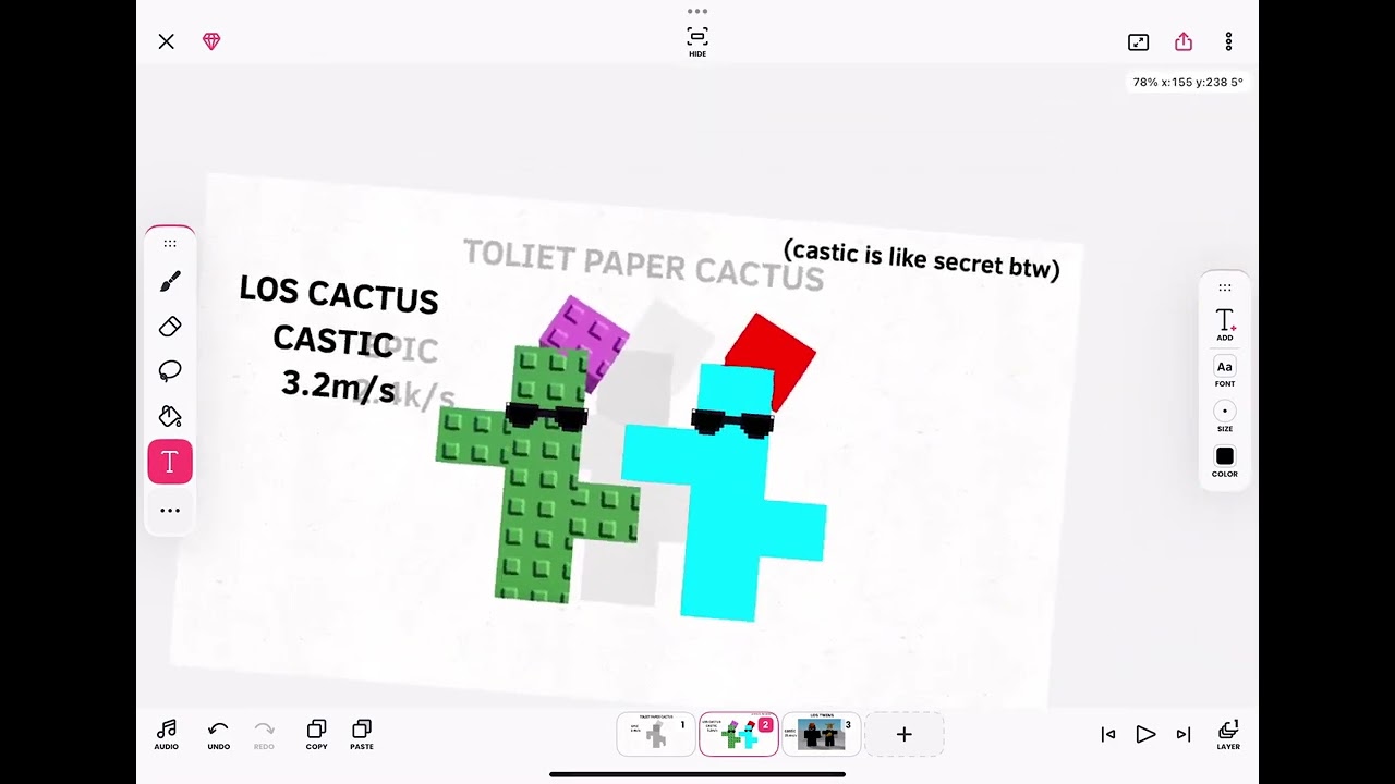 Fan made cactus!