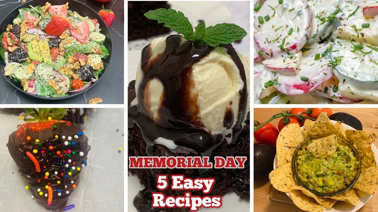 5 Easy Memorial Day Recipes | Memorial Day Dessert | Memorial Day