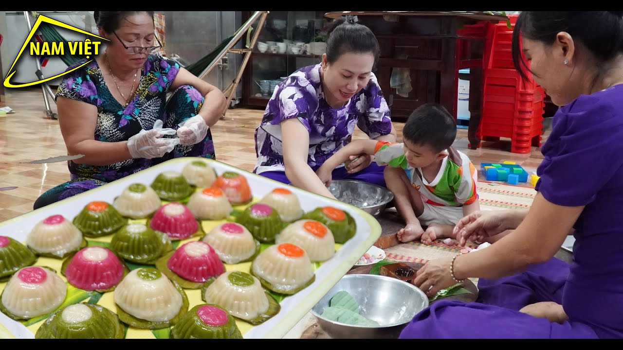 Làm bánh Quy - bánh con rùa truyền thống: Mẹ chuẩn bị đi đám giỗ - Gia ...
