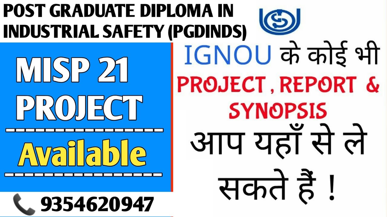 MISP 21 Ignou Project / Ignou PGDINDS Project submission / MISP 21 Project Work