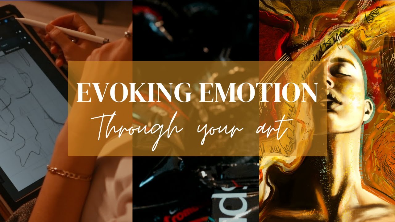Art Talks: How to Evoke Emotion in your artwork || Digital Female Portrait: Abstract and Colourful