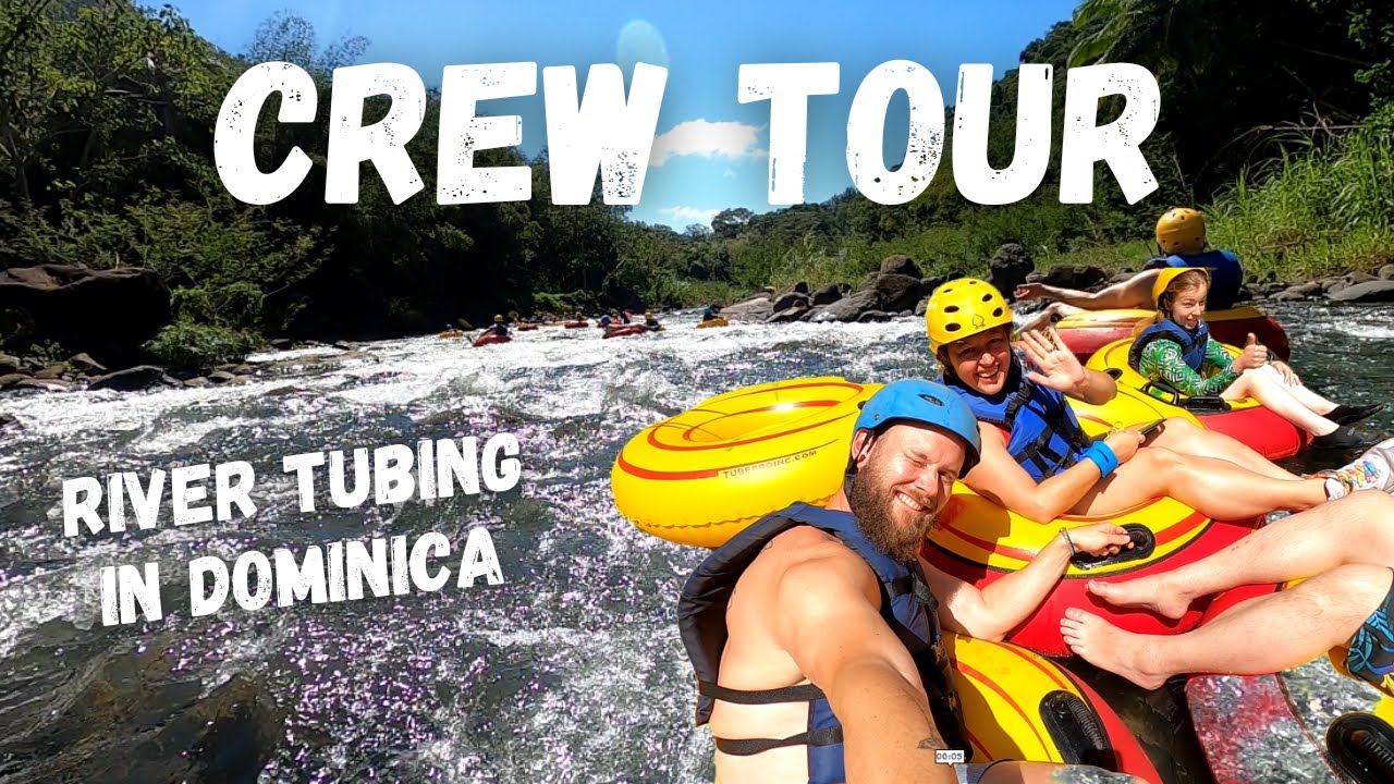 AIDAmar Cruise Ship Crew Tour in Dominica: River Tubing! | Kate & Jörn