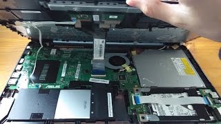 Replace Asus F555L hard disk with SSD - YouTube