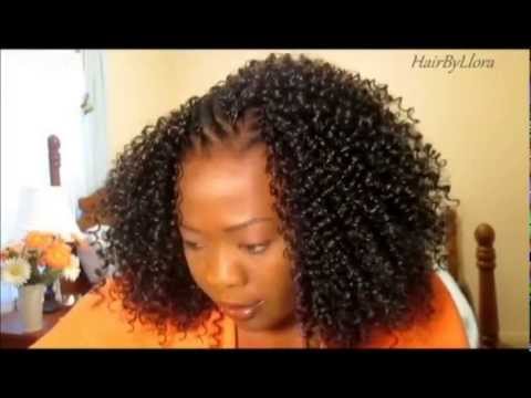 Crochet Braids Tutorial: Water Wave By FreeTress - YouTube