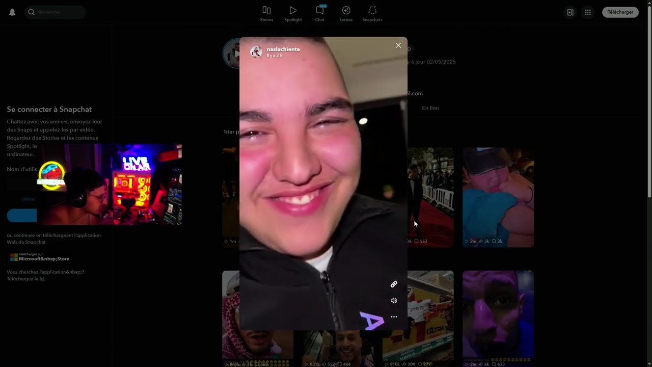 JOLAVANILLE REACT A LA STORY SNAP NASDAS ET HMI